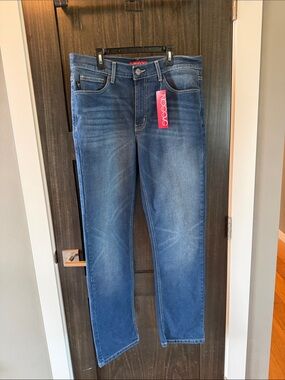 Sasson Jeans Women's Blue Straight Leg Denim Pants